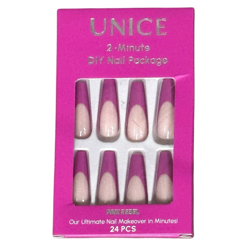 UNICE Pink Nail Package